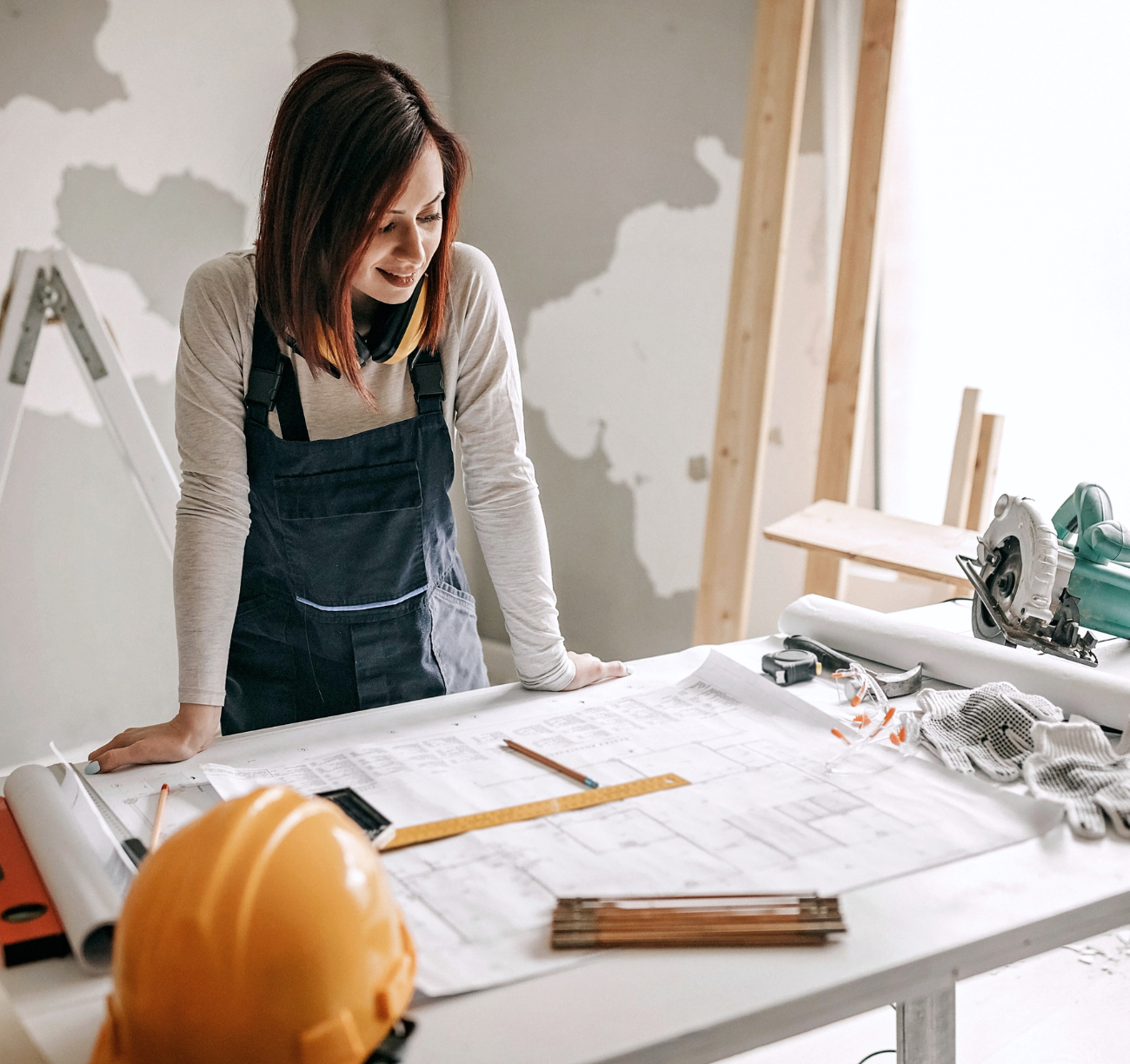building loan Construction site of a new home symbolizing Building Loan financing